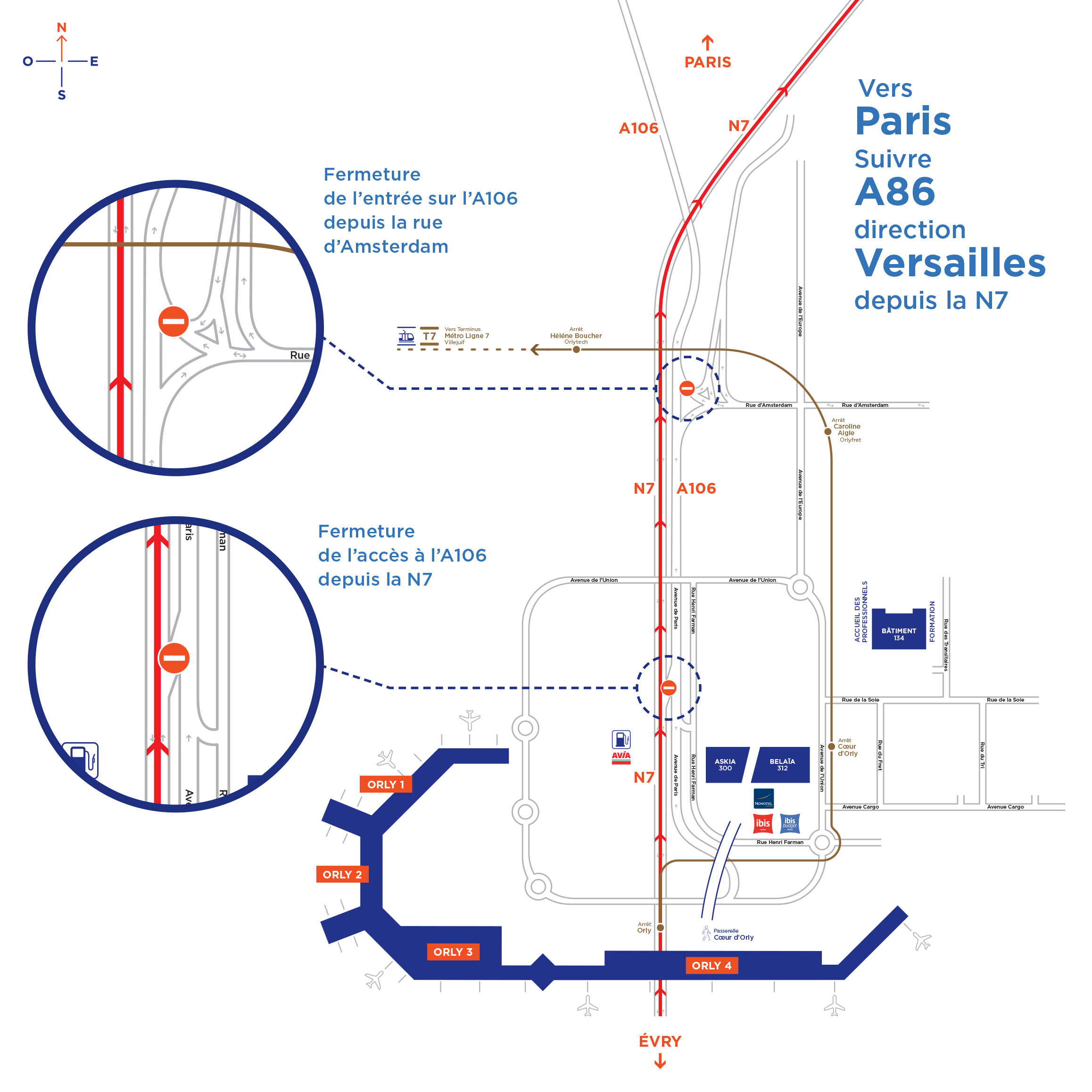 Paris-Orly : fermeture de la piste 4 (06/24) du 9 au 13 août 2021 pour  travaux du taxiway W42 - Groupe ADP - Entre voisins