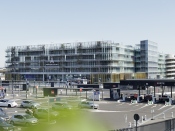 Accès au métro ligne 14, station Aéroport d'Orly, Paris-Orly